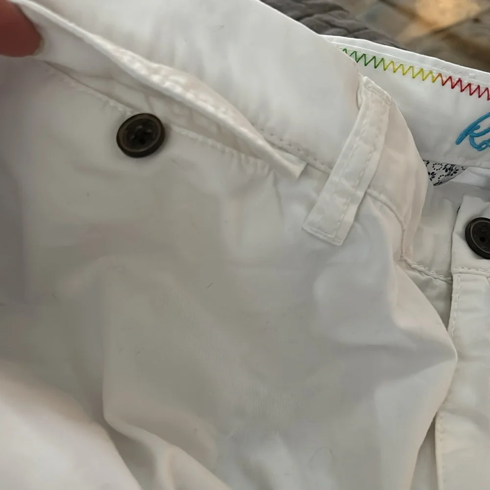 Robert Graham white cotton shorts 40